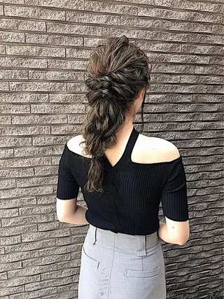 ロング 京都最安価エクステ muuka🦋のヘアスタイル