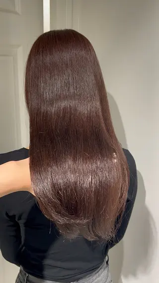 ロング カラー himari💜 暖色/レイヤーカットのヘアスタイル