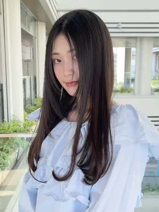 ロング 園田 渉 ◤SHIKIO◢のヘアスタイル