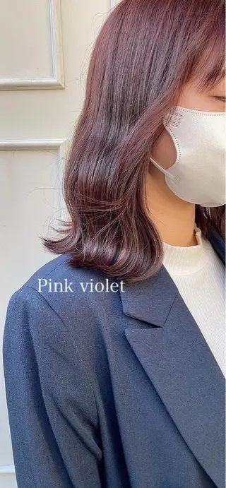 ミディアム カラー 🫟Blanco🫟 Color&Careのヘアスタイル