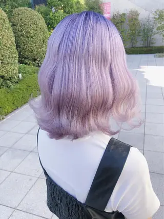 ミディアム カラー 🧸ミルクティー🧸 kousei🧸のヘアスタイル