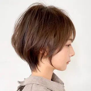 ショート カラー エクステモデル募集 💗大阪梅田/川上のヘアスタイル