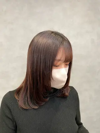 ミディアム カラー 銀座　REFINED 🫧立元のヘアスタイル
