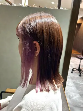 ミディアム 上田 愛來のヘアスタイル