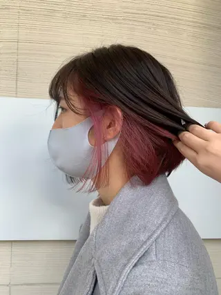 ショート 立山 綾華のヘアスタイル