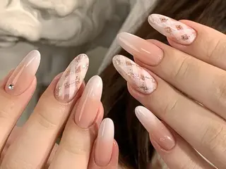 ネイル By moonネイル 🌷ワンホン/韓国風のネイルデザイン