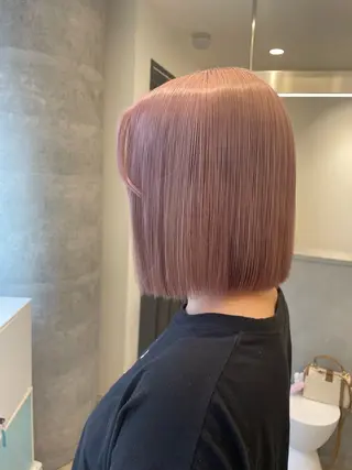 ミディアム ♡似合わせハイトーン ♡maiのヘアスタイル