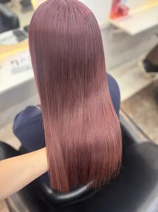 セミロング 💘Kurea💘 艶髪/韓国/暗髪のヘアスタイル