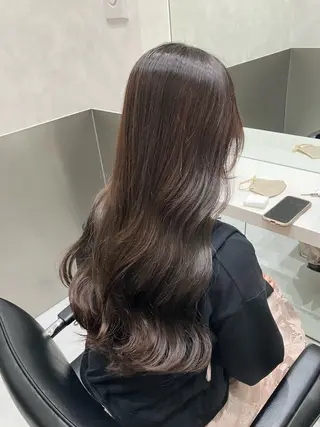 ロング カラー 💖ブリーチなし透明 感💖ASAHIのヘアスタイル