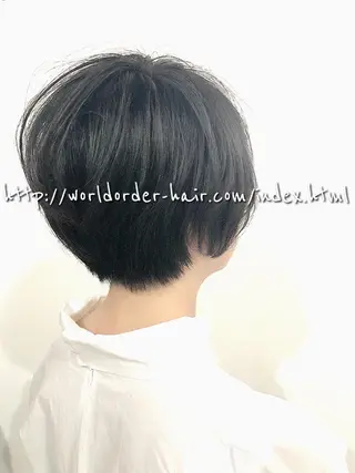 ショート カラー イメチェン☆丁寧接客 田中 優貴のヘアスタイル