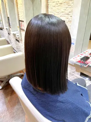 ミディアム パーマ 黒坂 唯奈 /パーマとボブ特化のヘアスタイル