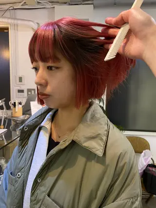 ミディアム カラー iroha/ n.w.h🎀のヘアスタイル