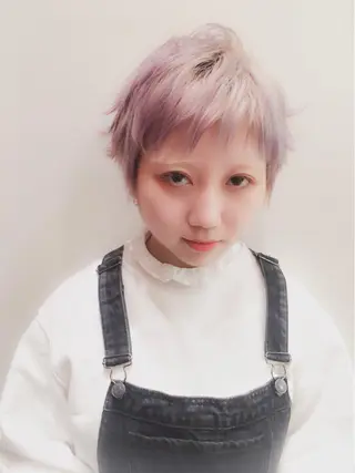 ショート カラー パーマ ヘアアレンジ 美艶ボブ 石井一成のヘアスタイル
