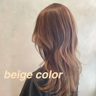セミロング カラー 住田悠紗/ カットモデル募集中のヘアスタイル