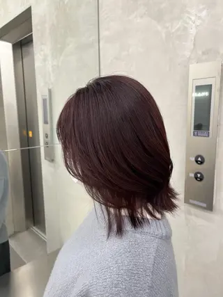 カラー 縮毛矯正/くすみカラ ーayukaのヘアスタイル