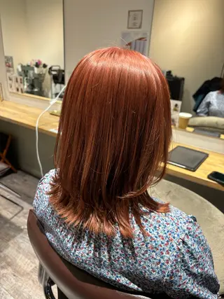 ミディアム カラー SOL Matsumuraのヘアスタイル