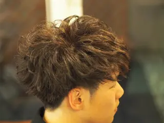 ショート カラー パーマ メンズ 清水 純のヘアスタイル