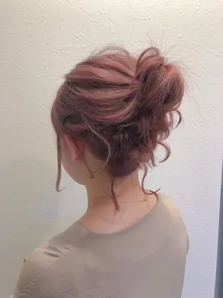 ショート カラー ヘアアレンジ 北堀江【HUE】 アオキ　コータのヘアスタイル