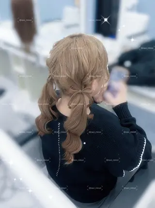 ロング ヘアアレンジ Hairset minoriのヘアスタイル