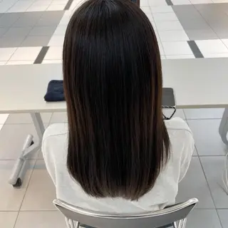 セミロング 🍮中山詩乃🍮顔 まわりデザイン◎のヘアスタイル
