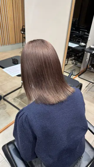ミディアム 愛花/久屋大通/ 切りっぱなしボブのヘアスタイル