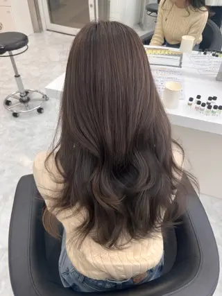 ロング ♡ナチュラルガーリー ♡ベージュ♡RINAのヘアスタイル