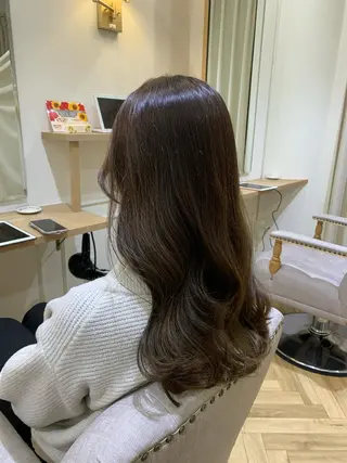 セミロング 大人韓国ヘア🎀 しょうこLuanaのヘアスタイル