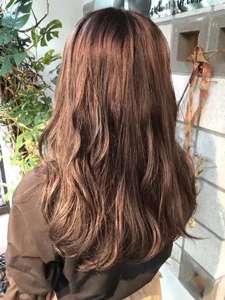 ロング 松本  夏海のヘアスタイル