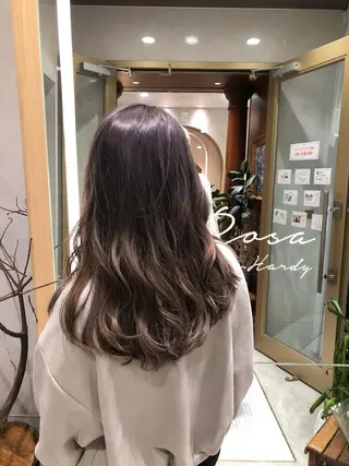 ミディアム kyosuke 透明感カラーのヘアスタイル