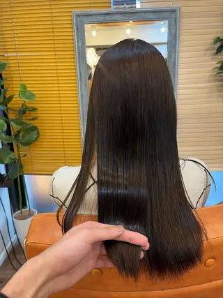 ロング ⚪️髪質改善 縮毛 店長 コウ⚪️のヘアスタイル