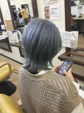 ショート カラー 菊地　智 【LAZO】千歳船橋のヘアスタイル