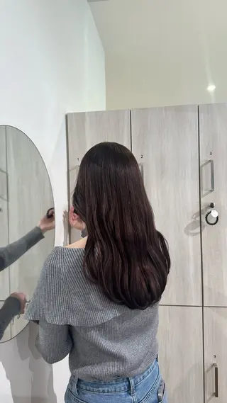 ロング 似合わせツヤカラー 【yate'】ユウナのヘアスタイル