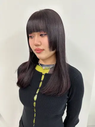 セミロング カラー 透明感・トレンドヘア 🫧齋藤拓未🫧のヘアスタイル