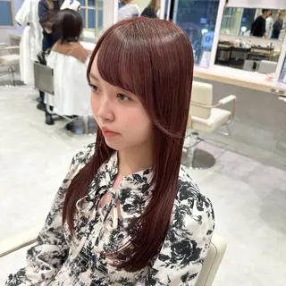 セミロング カラー 美髪⭐︎髪質改善 井上 康司のヘアスタイル