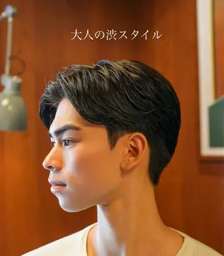 パーマ メンズ メンズ似合わせ タチカワユウキのヘアスタイル