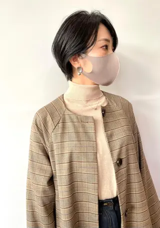 ショート 中村遥香 ☺︎ママ美容師のヘアスタイル
