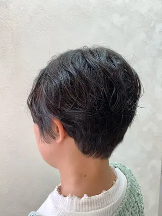 ショート 加藤 遥花のヘアスタイル