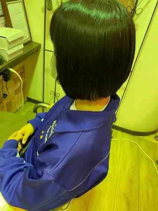 ミディアム hair make echo滿木あい花のヘアスタイル