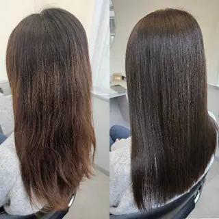 セミロング パーマ 【髪質改善美容師】t occa茨木篠原健太のヘアスタイル