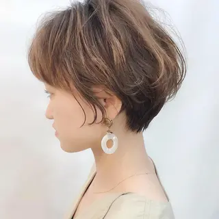ショート 山野 稚奈のヘアスタイル
