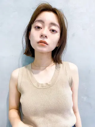 ミディアム カラー ヘアアレンジ 💝髪質改善💝_ chlom🌸春🌸のヘアスタイル