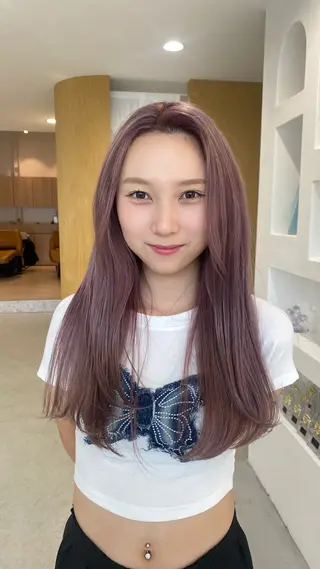 カラー 黒木 心温のヘアスタイル