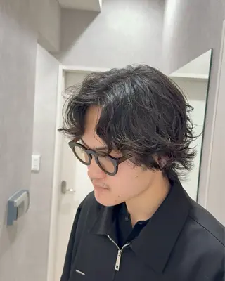 ショート パーマ メンズ 【東北メンズヘア1 位受賞🥇】本間祐太のヘアスタイル