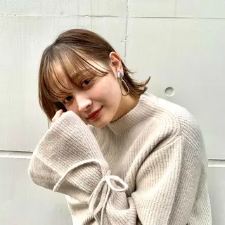 ショート カラー 髪質改善/縮毛矯正 鈴木裕介のヘアスタイル