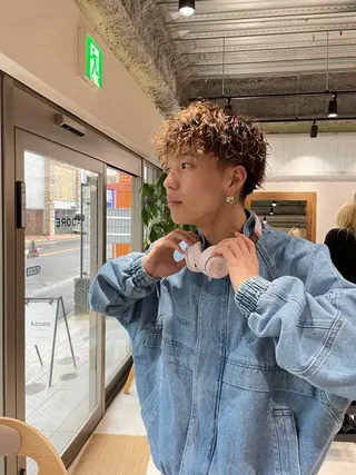 パーマ メンズ 🍐透明感カラー🍐 レイヤーカットのヘアスタイル