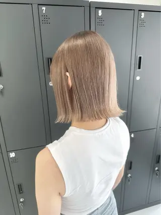 ミディアム カラー カラーモデル募集中 /新潟万代/かこ🩵のヘアスタイル