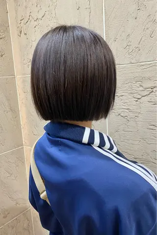 ミディアム カラー 菊地 紗矢のヘアスタイル