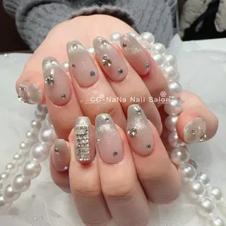 ネイル CC  NaNa ワンホンネイル🌙Nのネイルデザイン