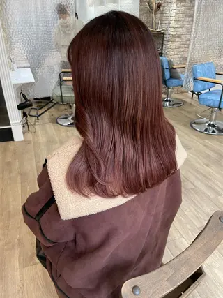 カラー ヘアアレンジ/ 暖色🩵hazukiのヘアスタイル