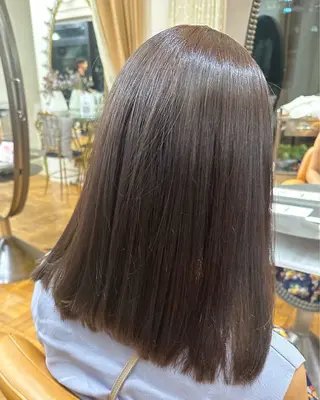 ミディアム レイヤー／ ／るかのヘアスタイル